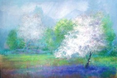 Favorite Blossomed Tree  31" X 37"