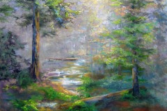 Forest Dawns 44" X 50"