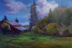 Smith's Barn Fall 36" X 48"